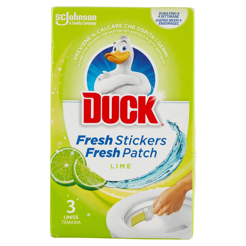 Duck Fresh Stickers Lime, 3 pz